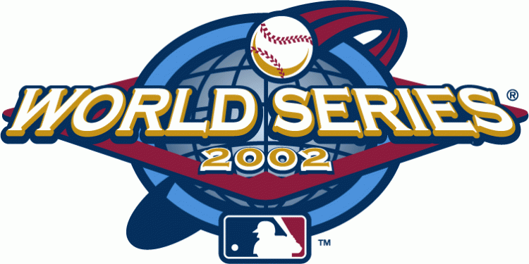 MLB World Series 2002 Primary Logo iron on transfers for T-shirts